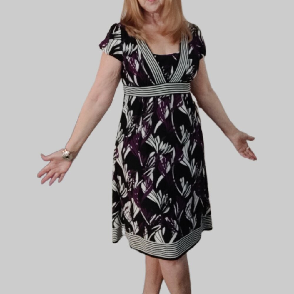 Loft Short Sleeve Empire Waist Women's Dress Size 6
